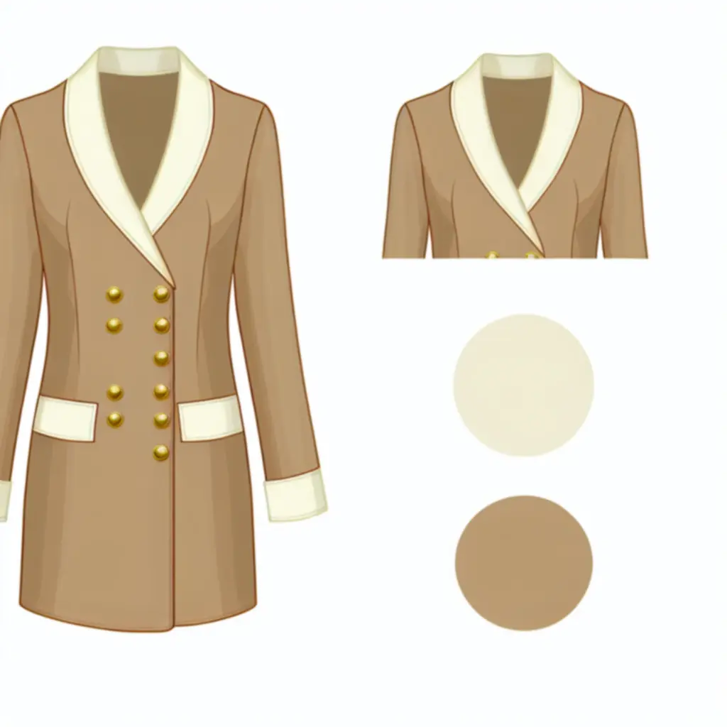 Modelka miesiąca StyleCraftMode w złoto-beżowej stylizacji